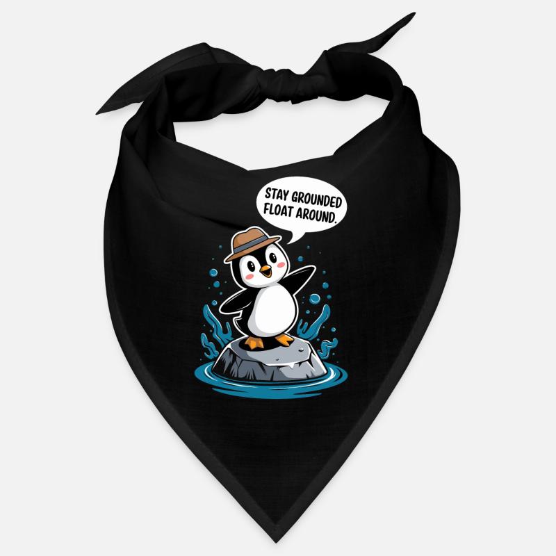 Stay grounded hover around penguin Bandana