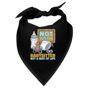 Babysitter - Bandana - Schwarz - Vorne