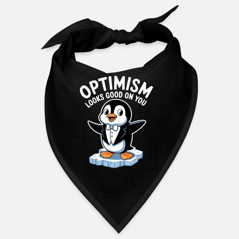 Optimismus Steht Dir Gut Pinguin Bandana