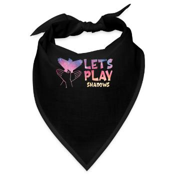 Let's Play Shadows Shadow Puppetry - Bandana - Schwarz - Vorne