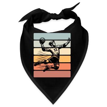 Handball Handballer - Bandana - Schwarz - Vorne