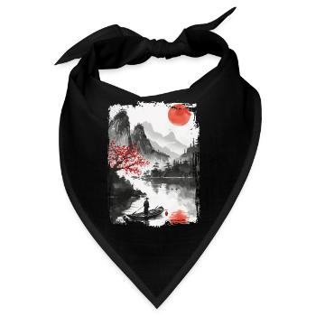 Japan - Bandana - Schwarz - Vorne