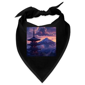 Japan - Bandana - Schwarz - Vorne