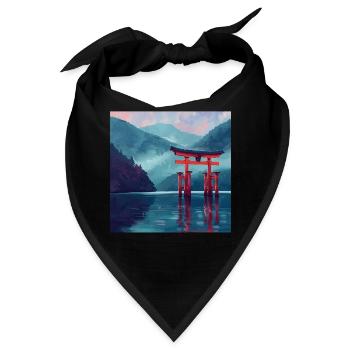Japan - Bandana - Schwarz - Vorne
