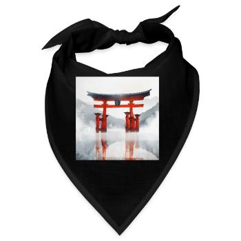 Japan - Bandana - Schwarz - Vorne