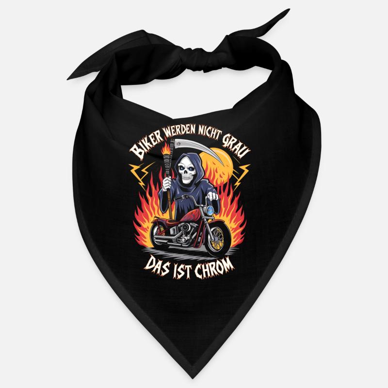 Werden Nicht Grau Das Ist Chrom Motorradfahrer Bandana