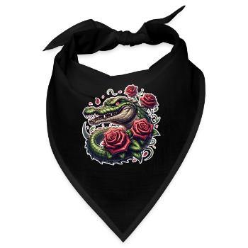 Alligator - Bandana - Schwarz - Vorne