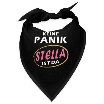 KEINE PANIK STELLA IST DA - Bandana - Schwarz - Vorne