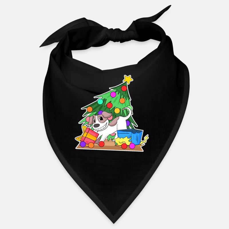 Chien Arbre de Noël Drôle Noël Bandana