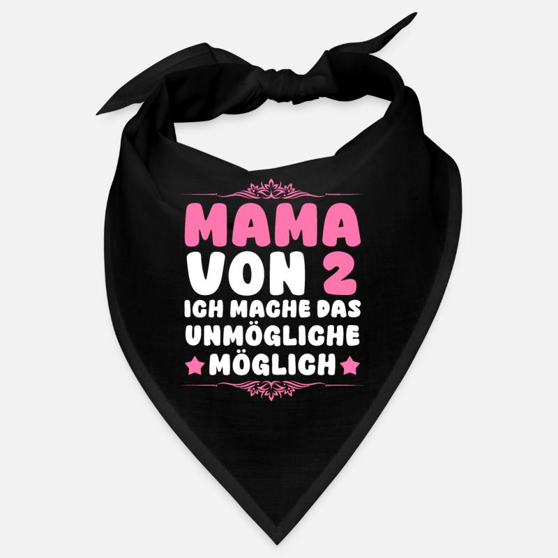 Mama Von 2 Kindern Bandana