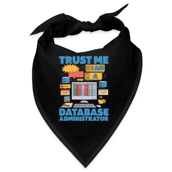 Datenbank Administrator - Bandana - Schwarz - Vorne
