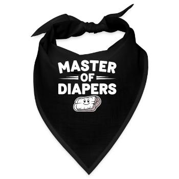Elternschafts-humor Neue Väter Haben Zum Ersten - Bandana - Schwarz - Vorne