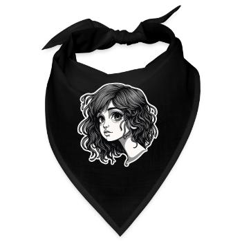 SPAGHETTI-MÄDCHEN - Bandana - Schwarz - Vorne
