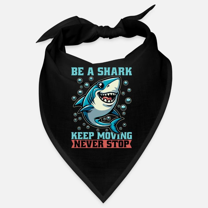 Passionné de requins Soyez un requin Continuez à bouger Apnée Bandana