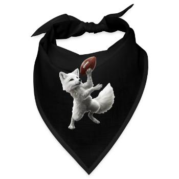 Polarfuchs Fußball - Bandana - Schwarz - Vorne
