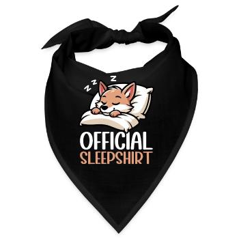 Offizieller Schlafhaus Kojote -Liebhaber Lustig - Bandana - Schwarz - Vorne