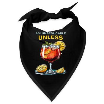 GETRÄNK AM UNSEDUCABLE UNLESS - Bandana - Schwarz - Vorne