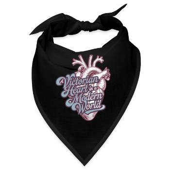 Geschichtsfächer Aus Der Viktorianischen Zeit, - Bandana - Schwarz - Vorne