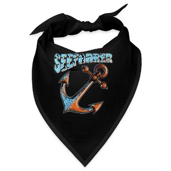 SCHIFFANKER SEEFAHRER - Bandana - Schwarz - Vorne