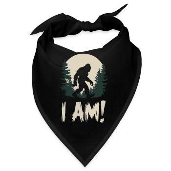 ICH BIN BIG FOOT - Bandana - Schwarz - Vorne