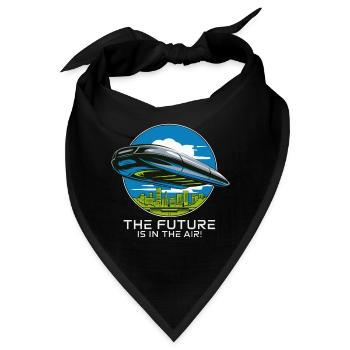 FLIEGENDES AUTO - Bandana - Schwarz - Vorne