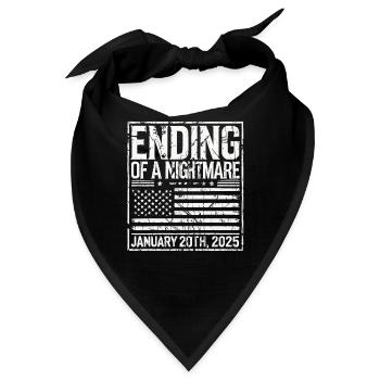 Ende Eines Albtraums, 20. Januar 2025 - Bandana - Schwarz - Vorne
