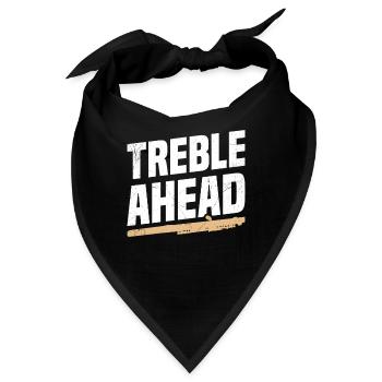 Piccolos Treble Ahead - Bandana - Schwarz - Vorne