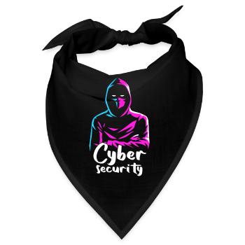 Cybersicherheitsexpertise von ethischen Hackern - Bandana - Schwarz - Vorne