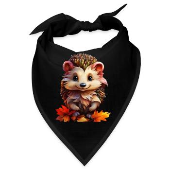IGEL HERBSTLAUB - Bandana - Schwarz - Vorne