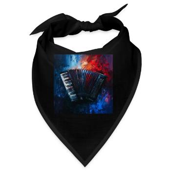 Akkordeon - Bandana - Schwarz - Vorne