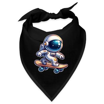 Skateboard Skate Astronaut - Bandana - Schwarz - Vorne