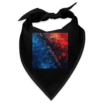Flöte - Bandana - Schwarz - Vorne