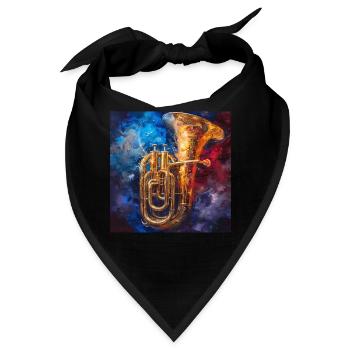 Tuba - Bandana - Schwarz - Vorne