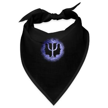 Psychologie Psychologisches Ego Psyched - Bandana - Schwarz - Vorne