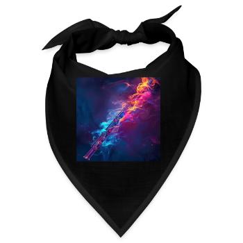Querflöte - Bandana - Schwarz - Vorne