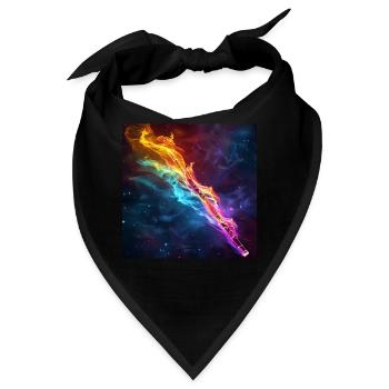 Querflöte - Bandana - Schwarz - Vorne