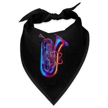 Tuba - Bandana - Schwarz - Vorne