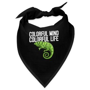 Chameleon Gifts - Bandana - Schwarz - Vorne