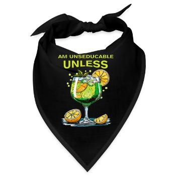 GETRÄNK AM UNSEDUCABLE UNLESS - Bandana - Schwarz - Vorne