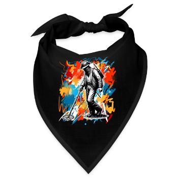 Sondeln Metalldetektor - Bandana - Schwarz - Vorne