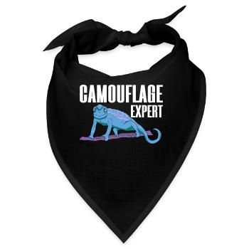 Chameleon Gifts - Bandana - Schwarz - Vorne