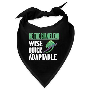 Chameleon Gifts - Bandana - Schwarz - Vorne