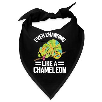 Chameleon Gifts - Bandana - Schwarz - Vorne