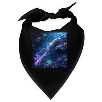 Querflöte - Bandana - Schwarz - Vorne