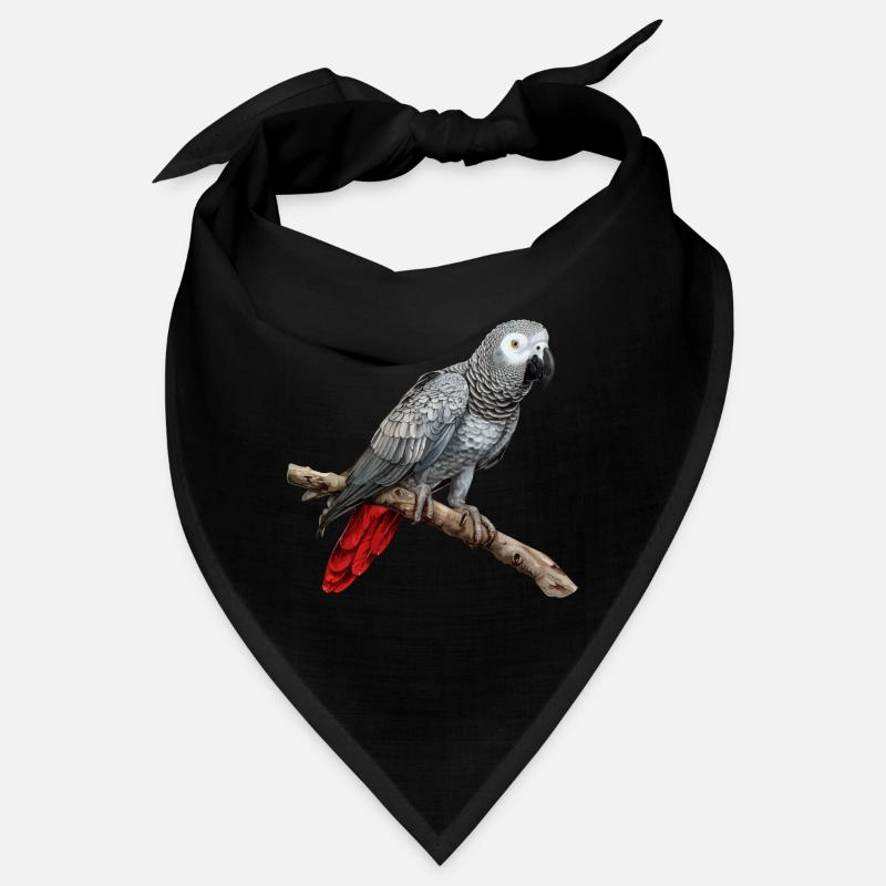 african grey parrot Bandana