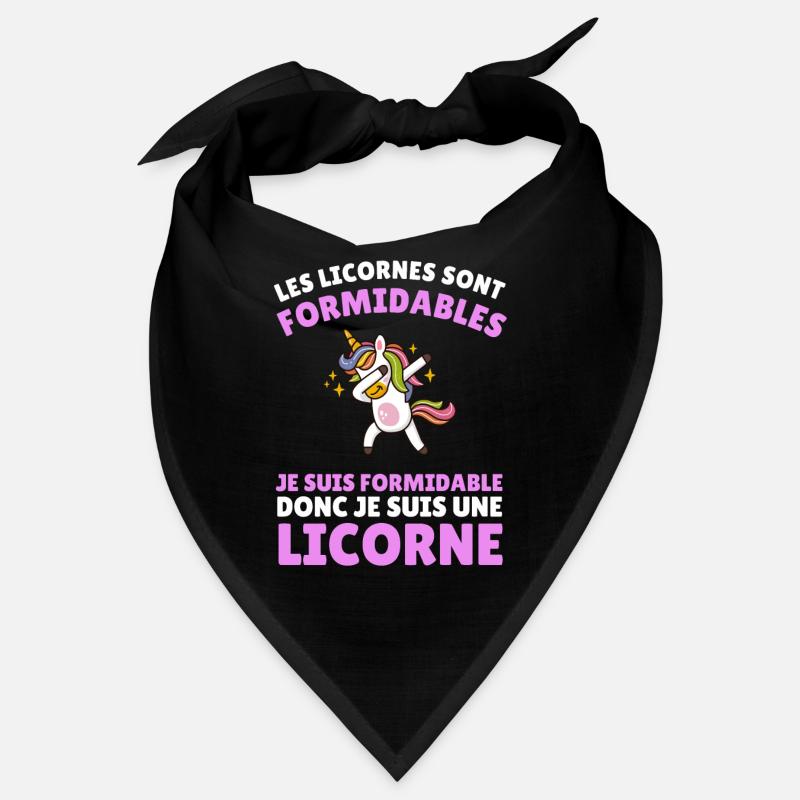 je suis formidable donc je suis une licorne Bandana