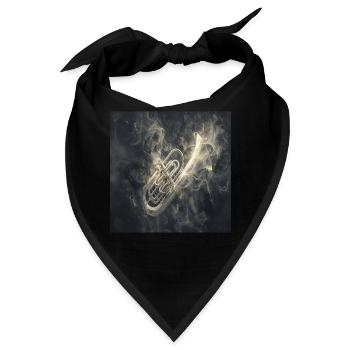Tuba - Bandana - Schwarz - Vorne