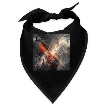 Violine - Bandana - Schwarz - Vorne