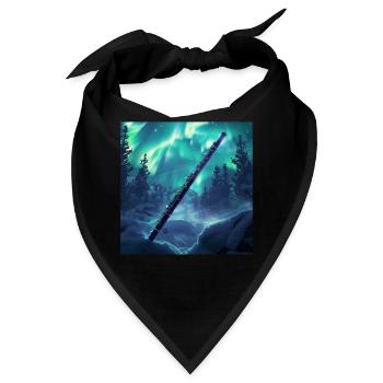 Querflöte - Bandana - Schwarz - Vorne