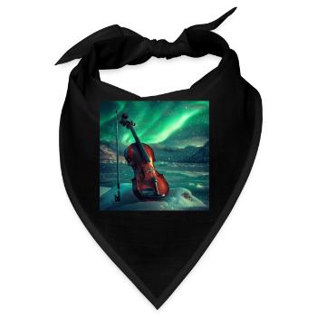 Violine - Bandana - Schwarz - Vorne